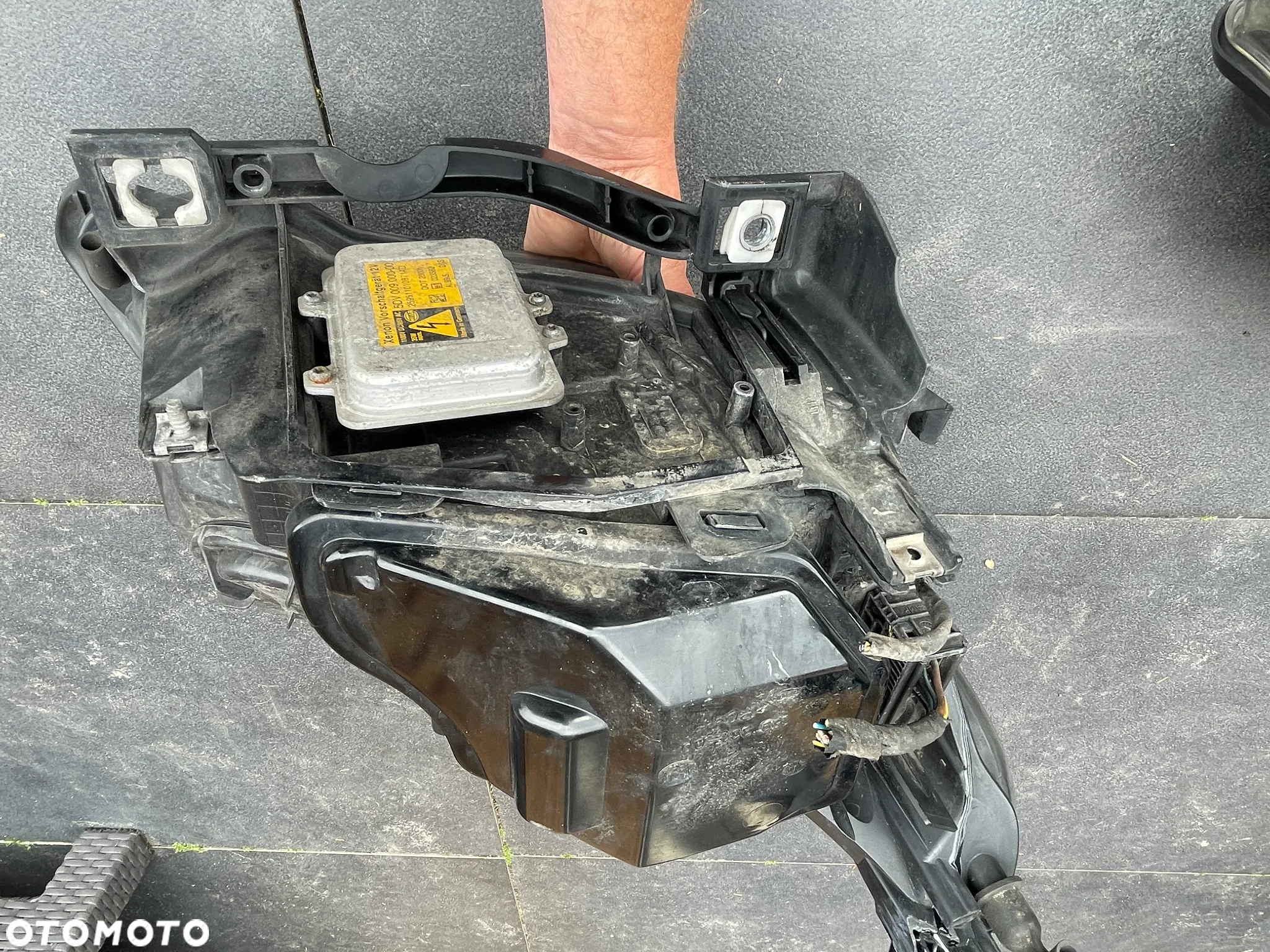 BMW E60 PRZÓD KOMPLETNY ZDERZAK PAS MASKA LAMPA XENON BŁOTNIK LEWY PRAWY TITANGRAU - 26