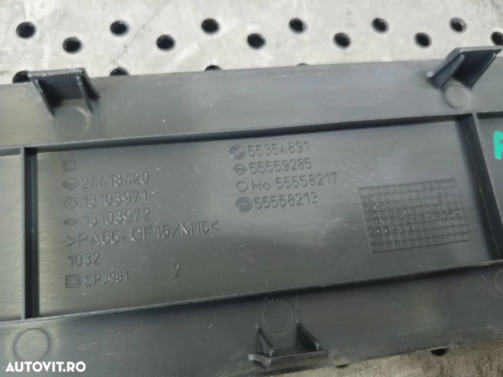 ornament capac motor 1.6 b z16xep opel astra h 55354891 24418420 - 2