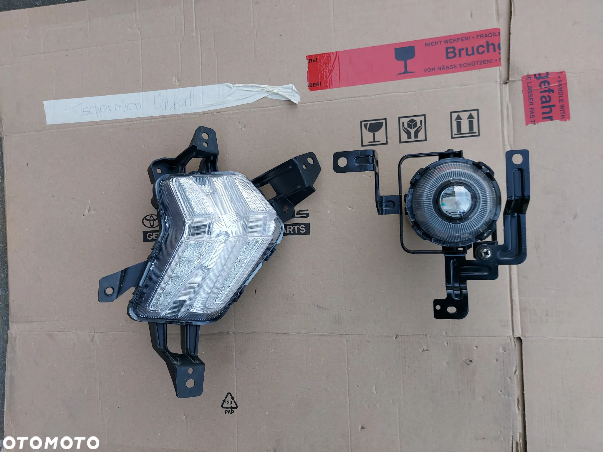 Kia Niro Lift 19-22 Halogen + Lampa LED DRL R Prawy Komplet EU - 2