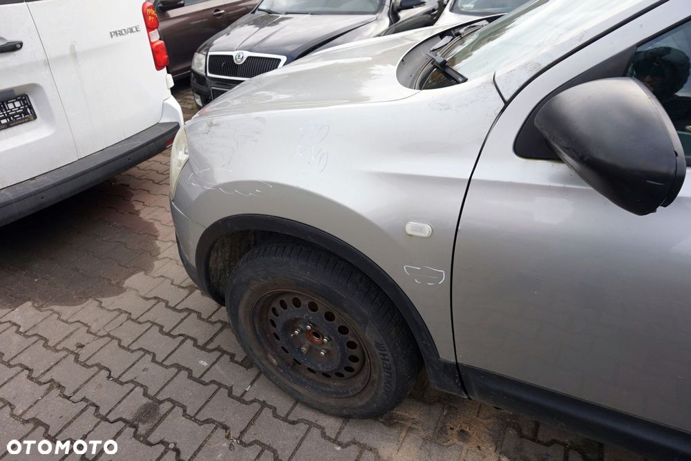 MASKA ZDERZAK BŁOTNIKI LAMPY QASHQAI I J10 LIFT KY0  NISSAN 2009-2013 SREBRNY PRZÓD KOMPLETNY - 10