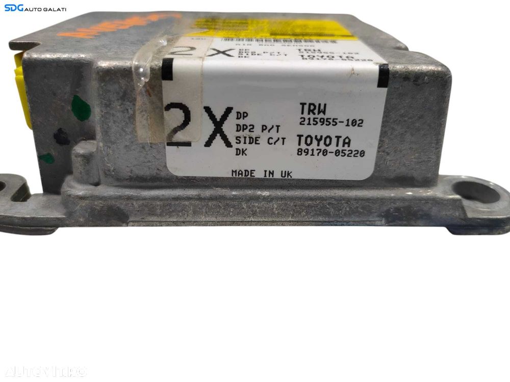 Unitate Modul Calculator Control Airbag Toyota Avensis T25 2003 - 2009 Cod 89170-05220 215955-102 [L5154] - 2