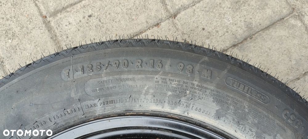 KOŁO DOJAZDOWE MERCEDES 2044000302 W202 5x112 3.5Jx16 CALI 1 SZTUKA - 4
