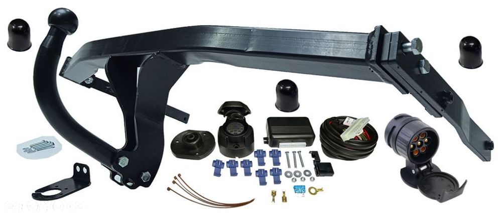 HAK HOLOWNICZY Z MODUŁEM 13PIN7P RENAULT SCENIC 2 II 3 III MODUŁ 13 PIN + WIĄZKA + ADAPTER - 12
