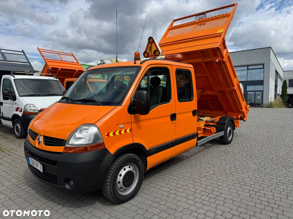 Renault Master Wywrotka 3str  Brygadowka 7 Osób Doka 2.5DCi Kiper I wł. Wywrot - 1