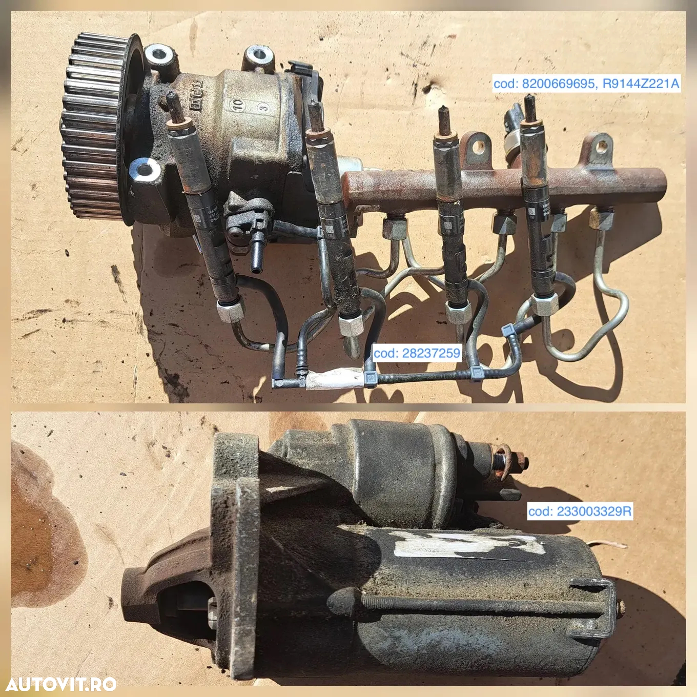 Anexe motor renault clio 1,5dci 2012 ECU calculator modul motor pompa vacuum alternator compresor turbo rampa injectoare pompa inalta presiune electromotor egr racitor gaze - 6