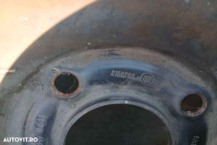 Roata de rezerva R15 2150750 6JX15H2 ET23 KFZ8055 185/55 R15 2150750 - 6