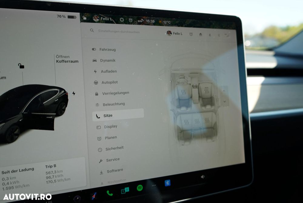 Tesla Model 3 Langstreckenbatterie Allradantrieb Dual Motor - 38