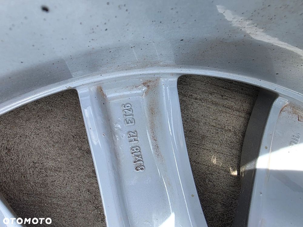 FELGA FELGI VW AUDI SKODA A3 A4 A6 8.0J R18 ET26 8K0601025AD 26/26 KOMPLET - 9