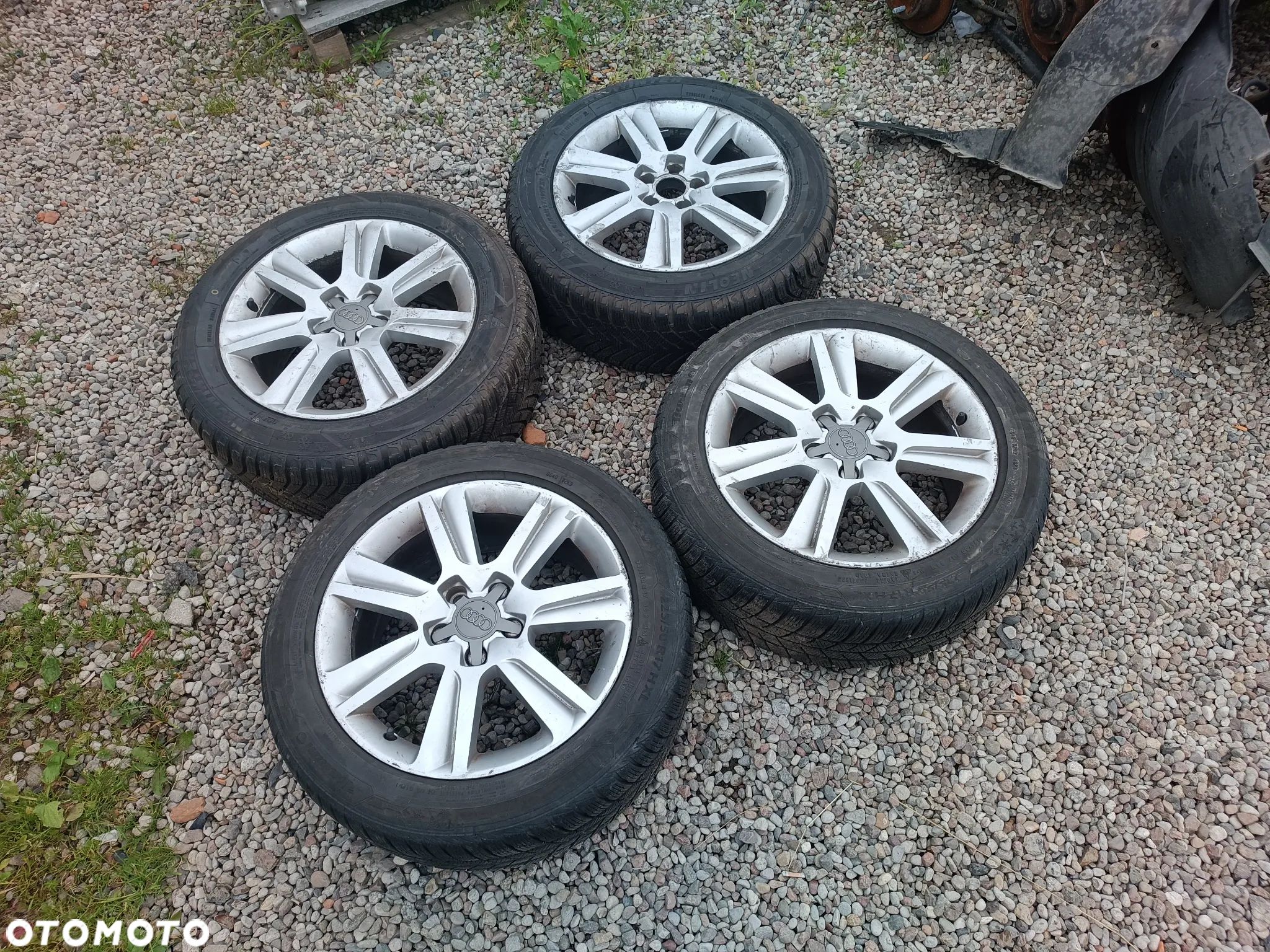 FELGI ALUFELGI Z OPONAMI 2024R  AUDI A4 B8 A5  17'' 5X112 ET45 7.5J 225/50 8K0601025B - 1