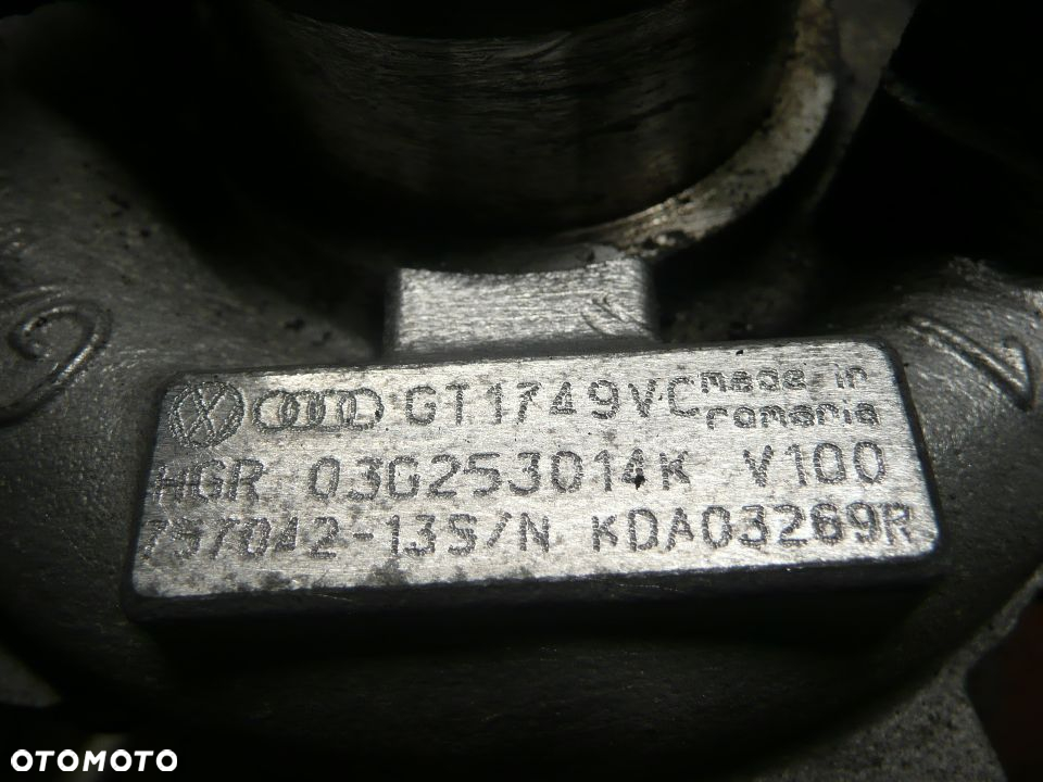 VW PASSAT B6 2.0TDI KOMBI TURBINA TURBOSPRĘŻARKA 03G253014K - 5