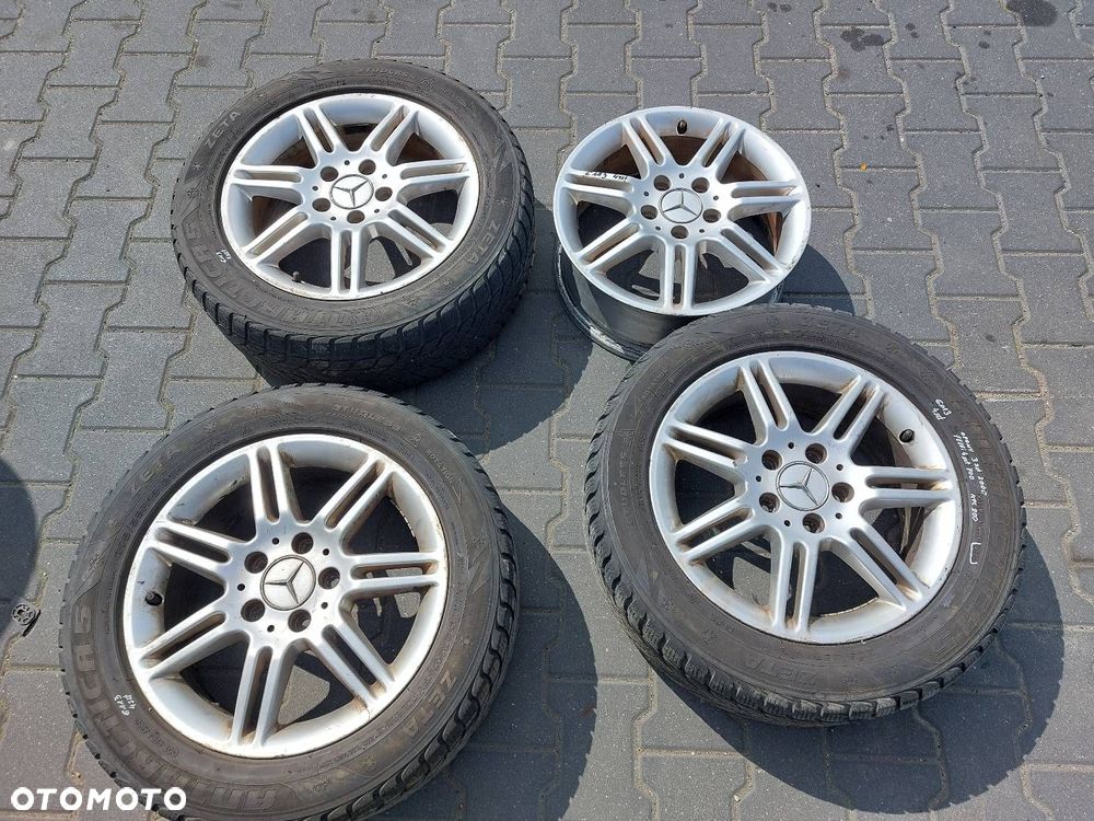 FELGI ALUMINIOWE 4 SZT 1694010802 5x112 6Jx16 FI66,6 MERCEDES W169 - 1