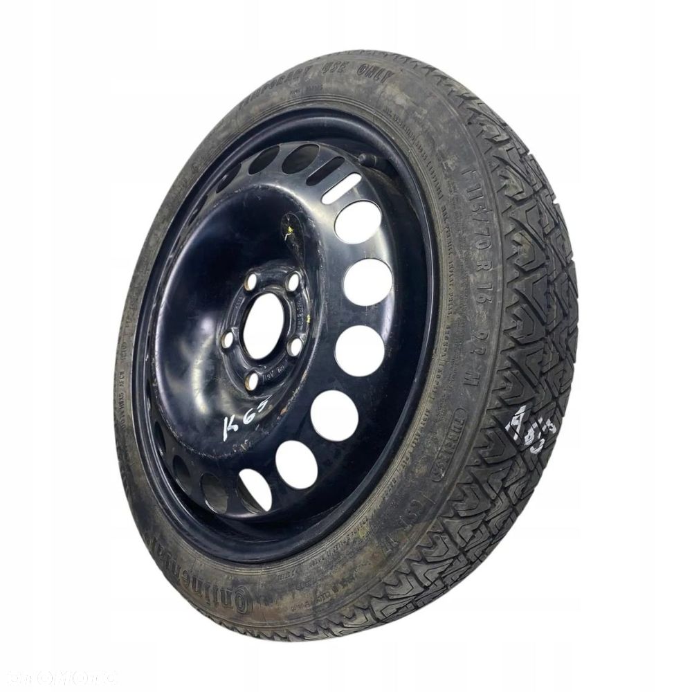 KOŁO DOJAZDOWE OPEL VECTRA C SIGNUM ASTRA H 115/70R16 5X110 2160132 - 3