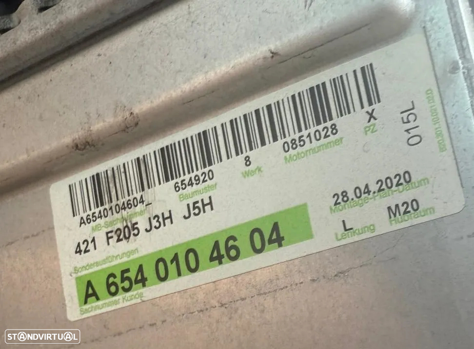 Motor Mercedes E220 W213 Ref: 654920 - 6