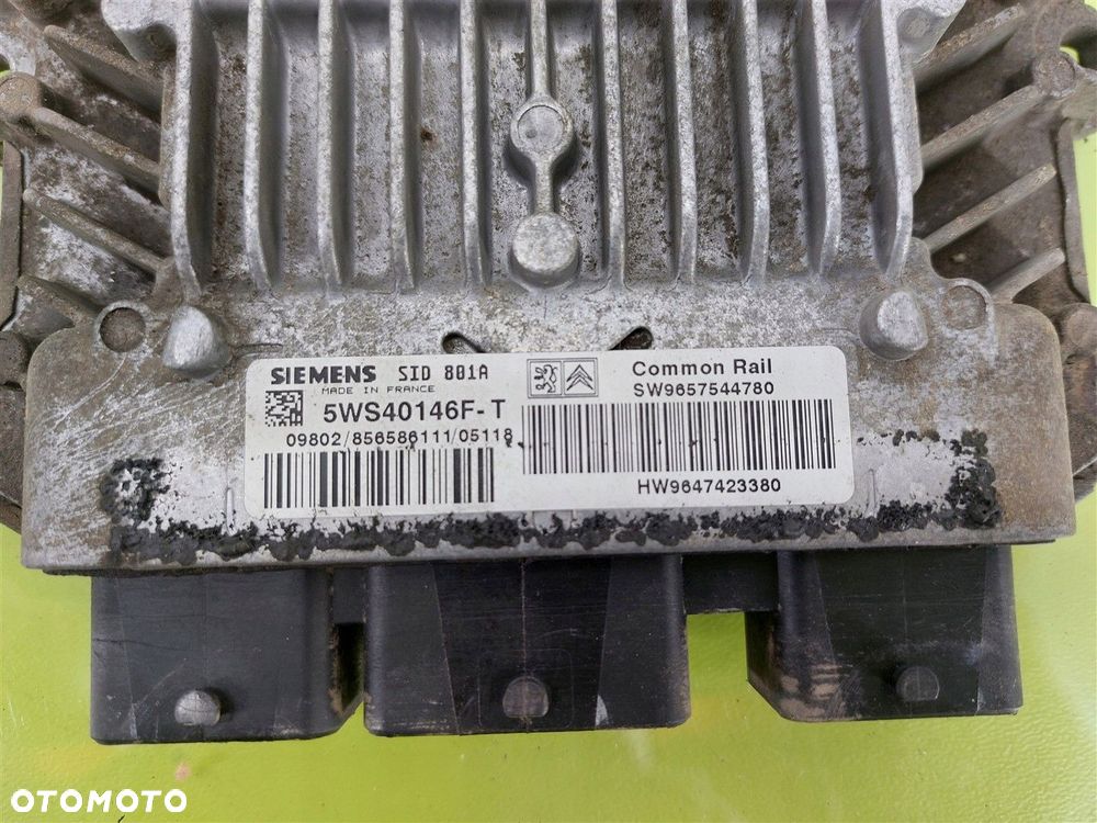 Komputer sterownik silnika CITROEN BERLINGO  96-10 SW9657544780 5WS40146F-T - 3