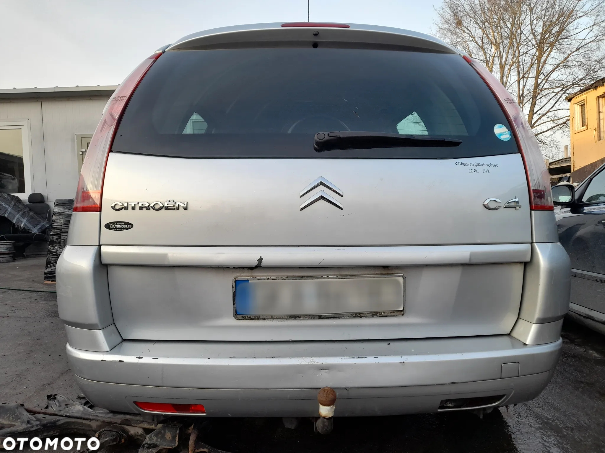 CITROEN C4 GRAND PICASSO ZDERZAK TYŁ TYLNY TYLNI EZRC - 16