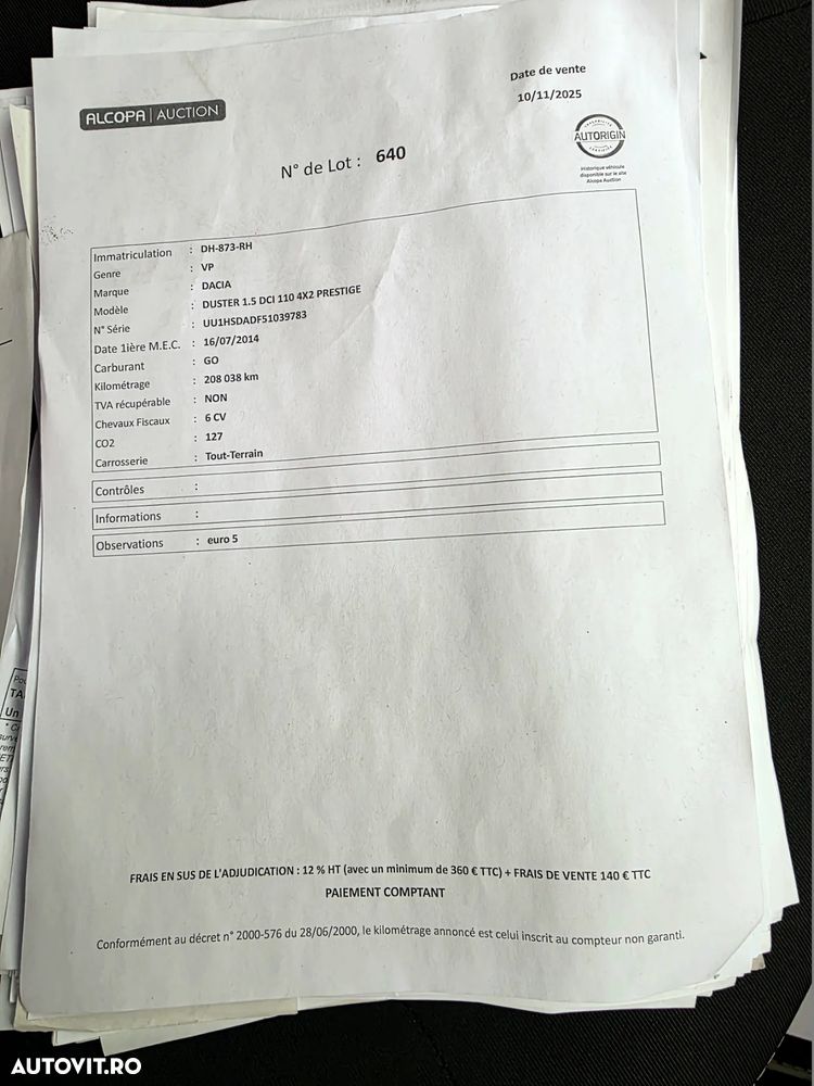 Dacia Duster dCi 110 FAP 4x2 Prestige - 26