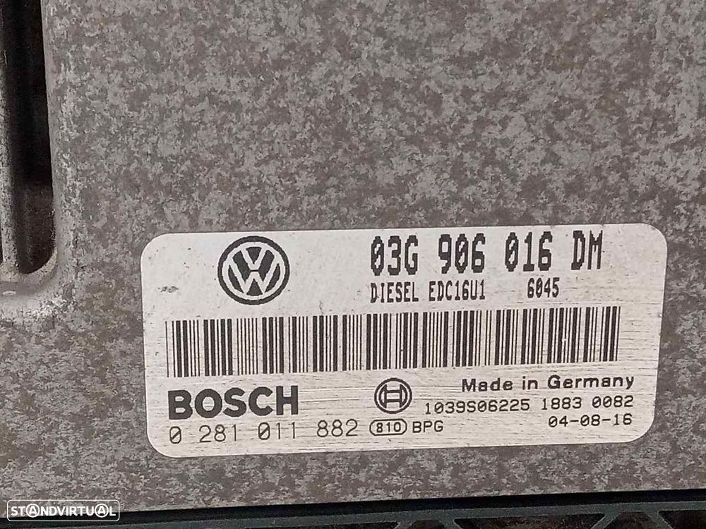 CENTRALINA MOTOR UCE VOLKSWAGEN CADDY III BREAK FAMILIAR 2005 -0281011882 - 1