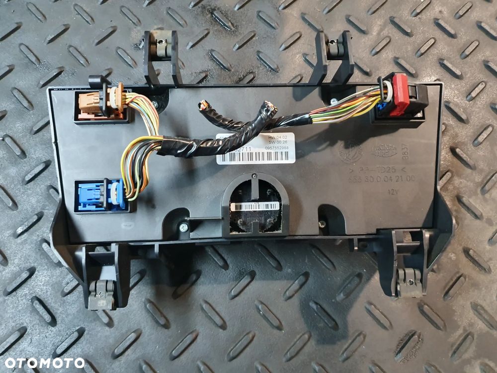 PANEL NAWIEWU KLIMATYZACJI FIAT BRAVO II 735482711 + WTYCZKI INSTALACJA - 4