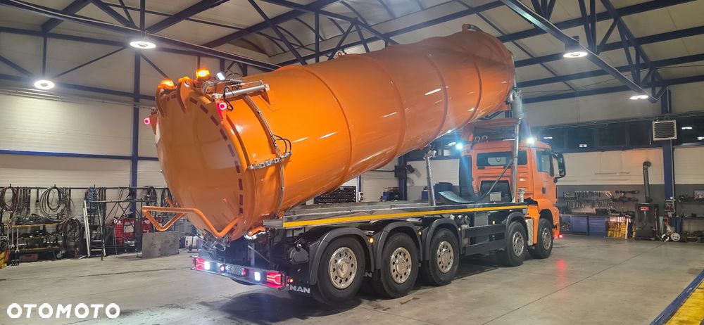 MAN TGS 50.480 Euro5 asenizacyjny 10x4 beczka WUKO cysterna - 8