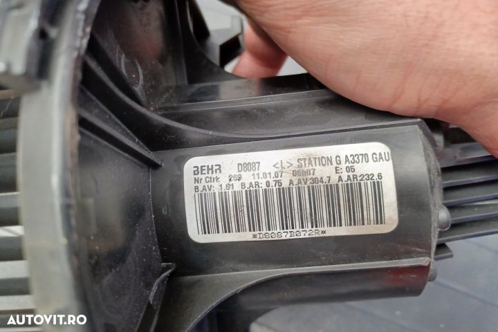 Ventilator aeroterma A3370GAU A3370GAU Opel Zafira B [2005 - 2010] Mi - 4