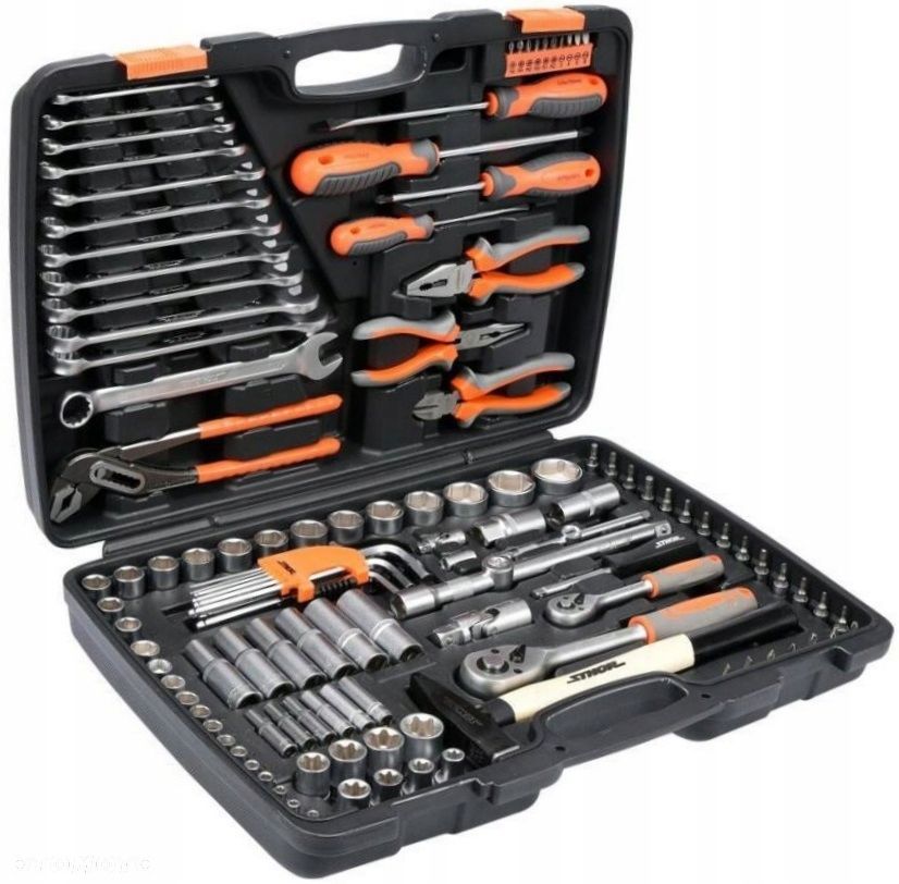 ZESTAW NARZĘDZIOWY KLUCZE NASADOWE 1/2 1/4" 122EL PŁASKIE TORX STH 58690 - 5
