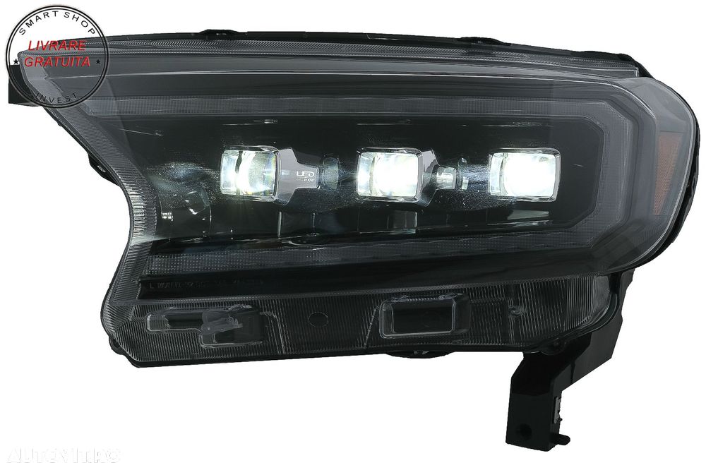 Faruri LED Light Bar Dynamic Start-up Display Ford Ranger Raptor (2015-2020) LHD N- livrare gratuita - 11