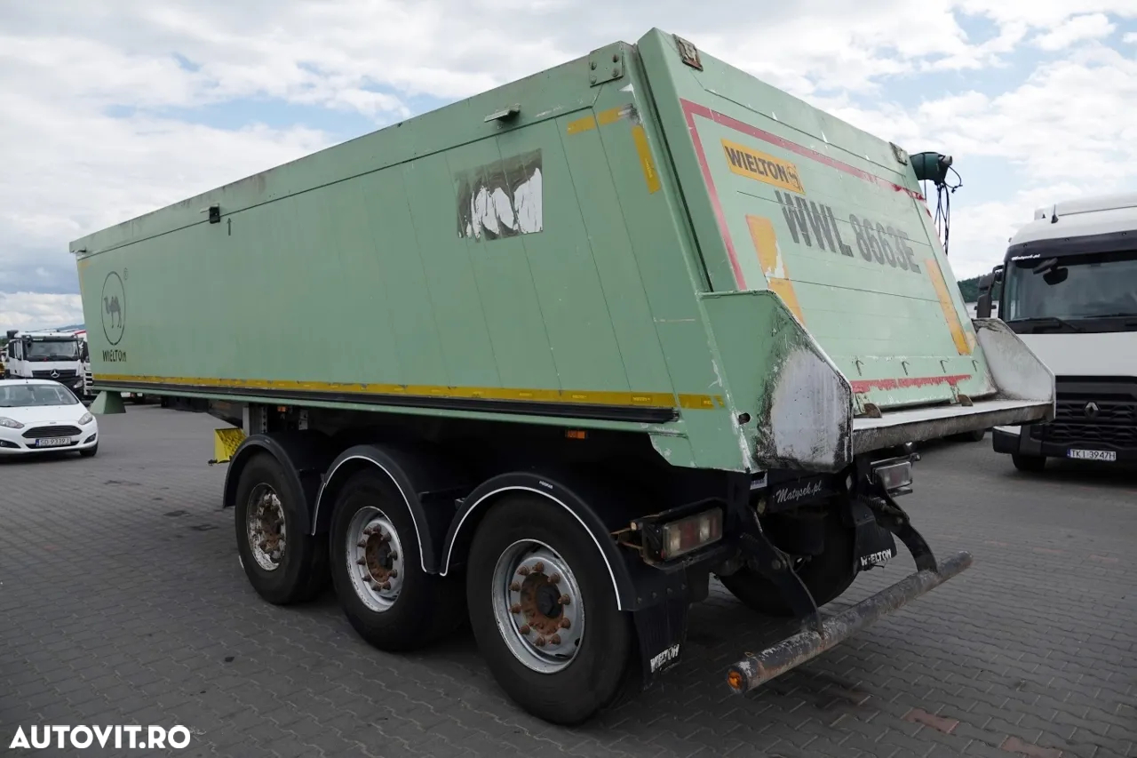 Wielton BASCULATOR 23 M3 / CAMION DIN ALUMINIU / AXĂ RIDICATĂ - 5