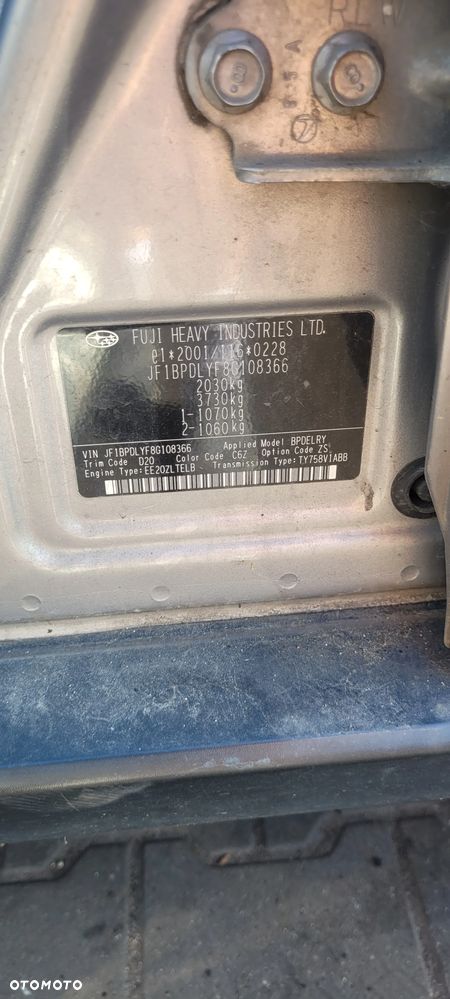 SUBARU LEGACY OUTBACK IV LIFT 2008  LUSTERKO PRAWE  EUROP - 3