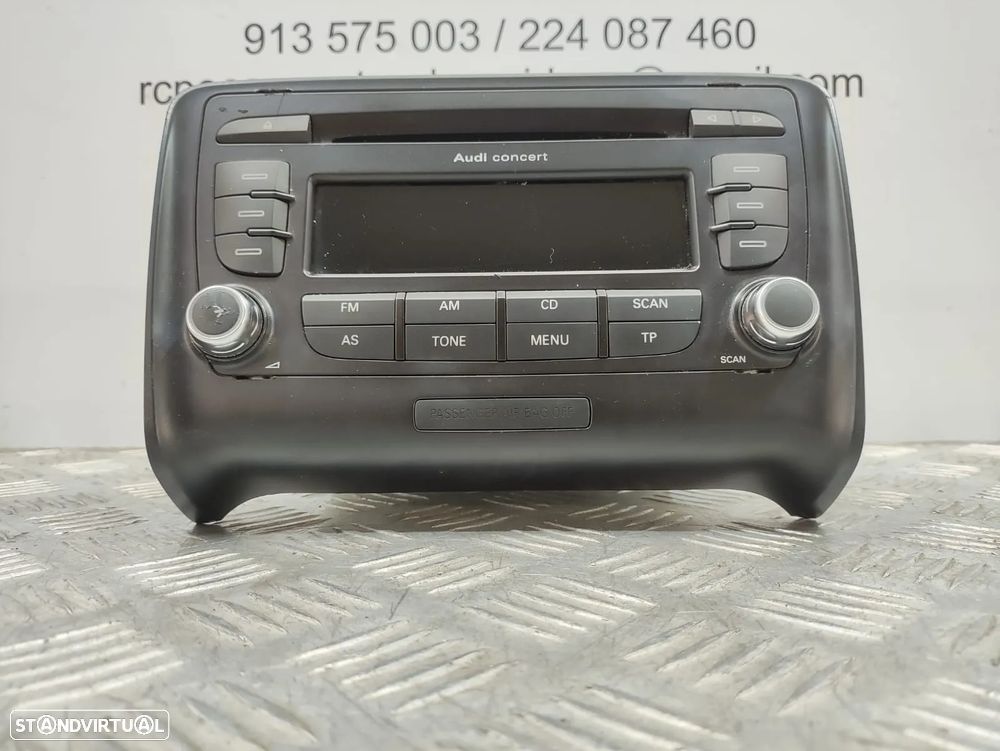 Auto Radio CD Concert Original Audi TT 8J MK2 8J0035186J 2006 - 2014 - 2