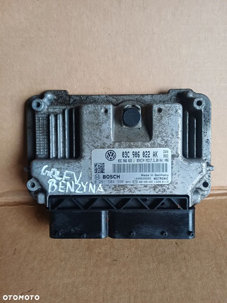 Sterownik silnika 03C906022AK Vw Golf V 5 2006r 1.4 tsi benzyna - 1