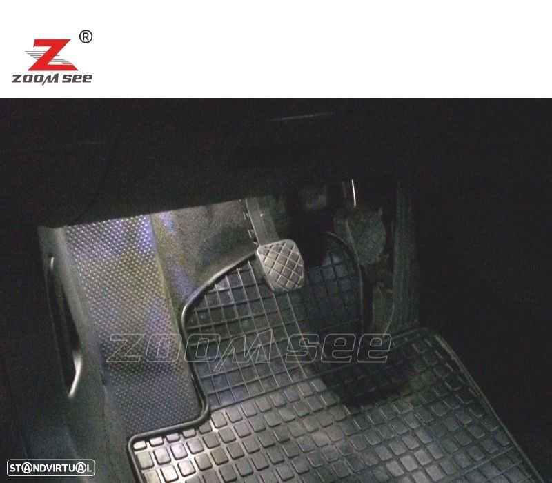 KIT COMPLETO DE 18 LÂMPADAS LED INTERIOR PARA VOLKSWAGEN VW TOUAREG I 7LA 7L6 7L7 2002-2009 - 2