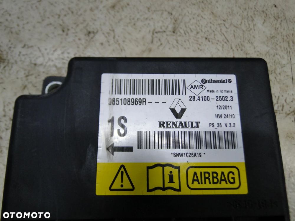 RENAULT MEGANE III 3 COUPE DESKA KONSOLA PODUSZKI AIRBAG PASY KOMPLET ORYGINAŁ EUROPA - 5