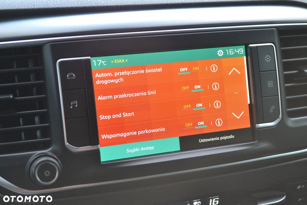 Citroën jumpy LONG L2H1 AUTOMAT 2x koła bogata wersja kamera faktura VAT23 - 32