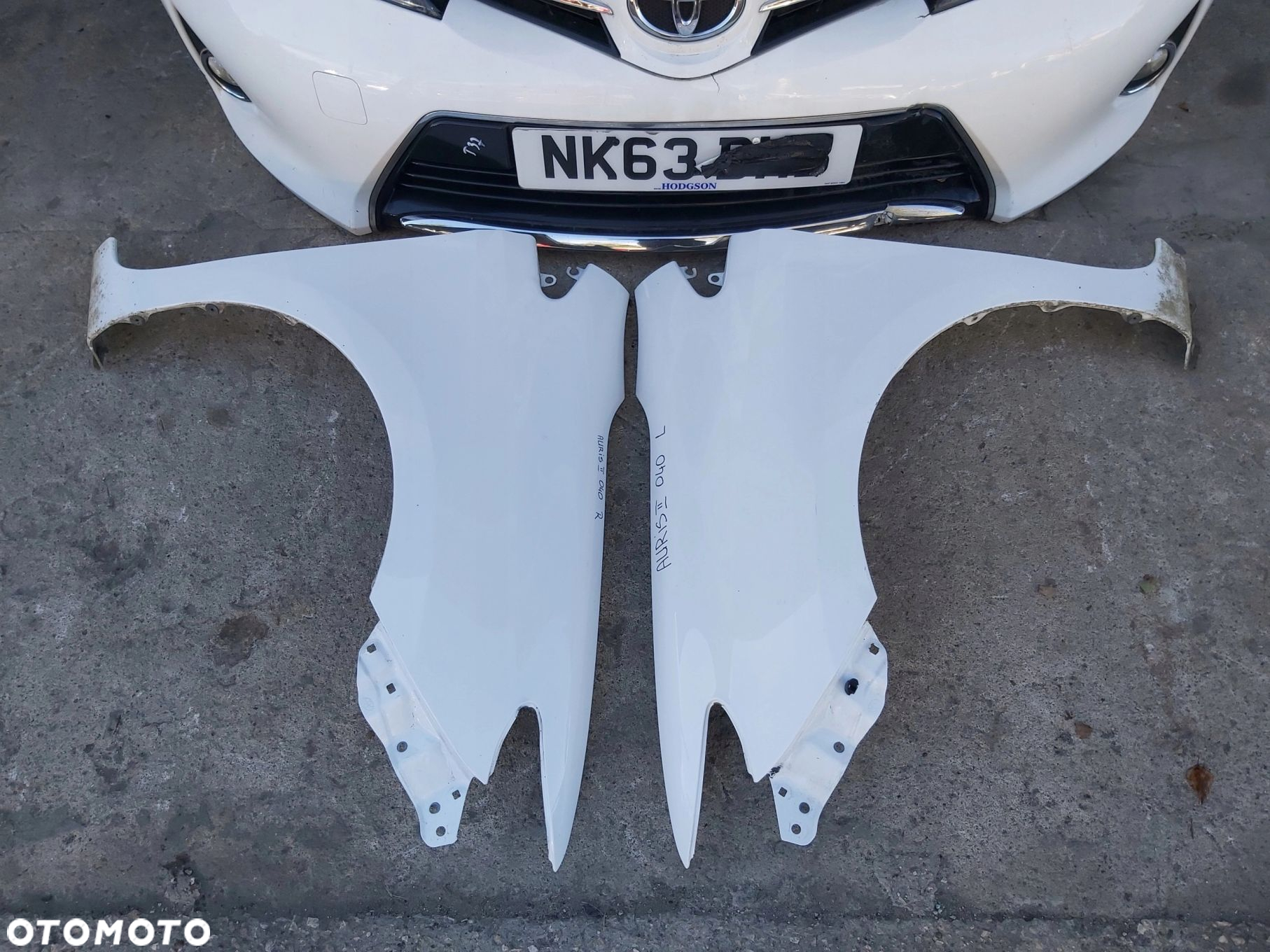 Toyota Auris II zderzak maska błotnik chłodnica pas przedni kompletny przód - 6