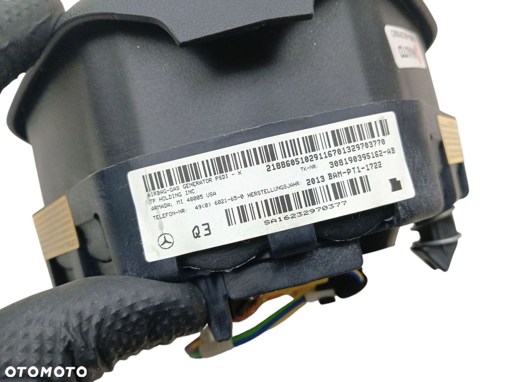 PODUSZKA KIEROWCY MERCEDES A W176 (2012-2015) 1.8 CDI 109KM 2188605102 308190395162 - 4