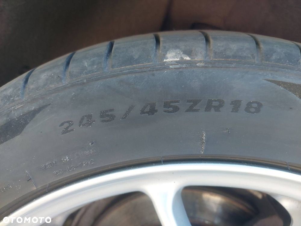 KOŁA KOMPLET FELGI OPONY LETNIE 4SZT 5x112 8Jx18 FI66,6 245/45R18 AUDI - 9