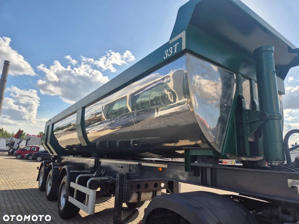 Zorzi 46S095 PRS / WANNA / PODGRZEWANA / WYWROTKA / INOX / HARDOX / PRZESUWNY TYŁ / 3 OSIE / WIELKA ŁADOWNOŚĆ 34TON / DO ASFALTU - 11