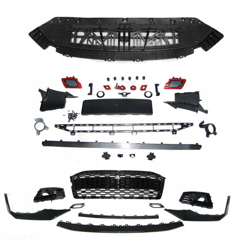 Zderzak przod Grill kpl Tuning look Audi R S5 S-line Audi A5 b9 8w 6 16- - 3