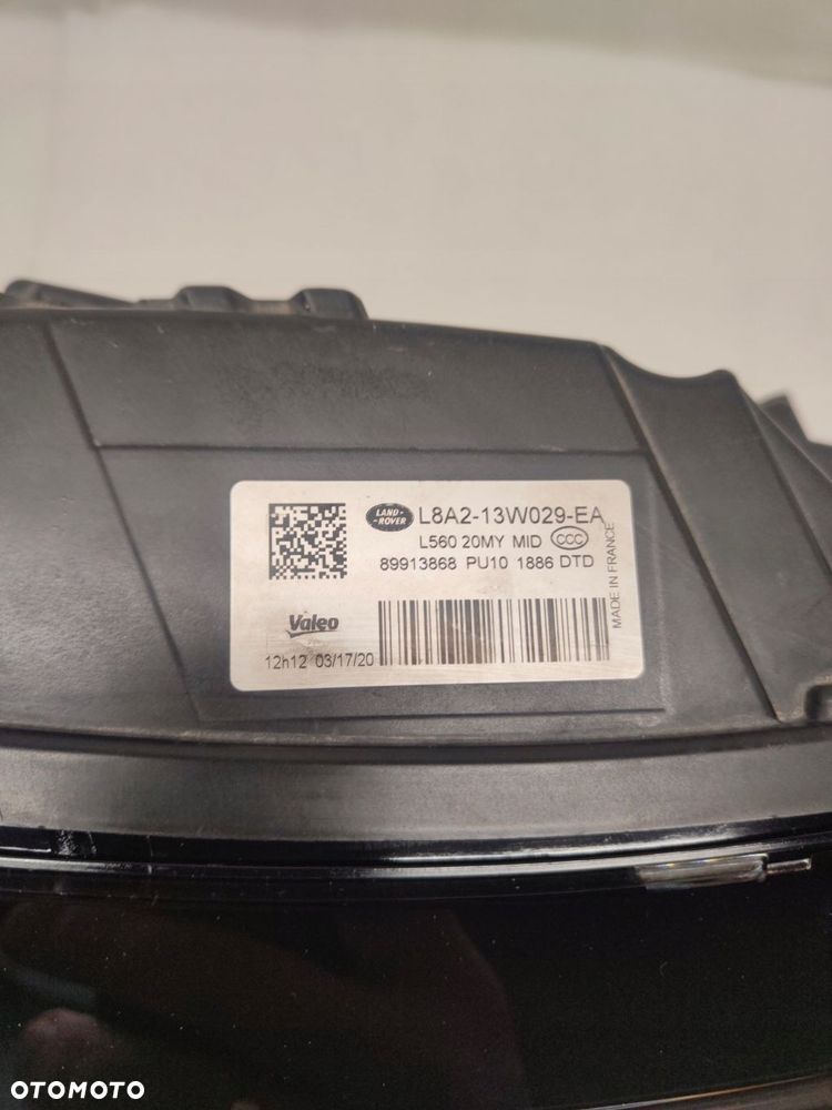 land rover range rover velar full led lampa prawy przód l8a2-13w029-ea - 3