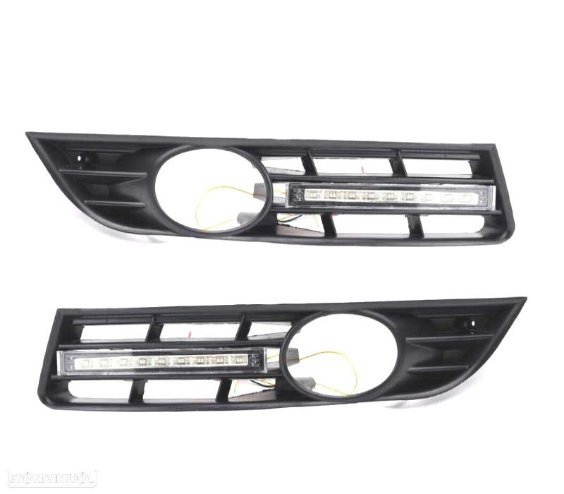 LUZ DIURNA LED VOLKSWAGEN VW PASSAT 05-10 + GRELHAS NEVOEIRO - 1