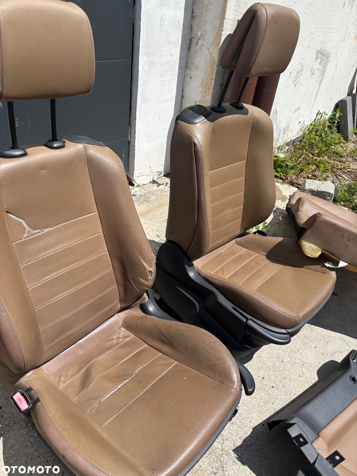fotele kanapa  przód  tył komplet skóra renault megan  II CC Cabrio - 3