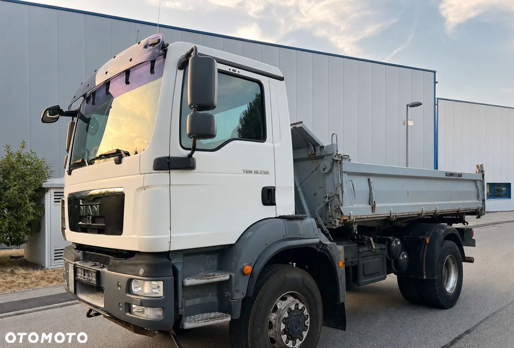 MAN TGM 18.290 4x4 Wywrotka Trójstronna | Automat | Klimatyzacja | Meiller | Euro 5 - 2