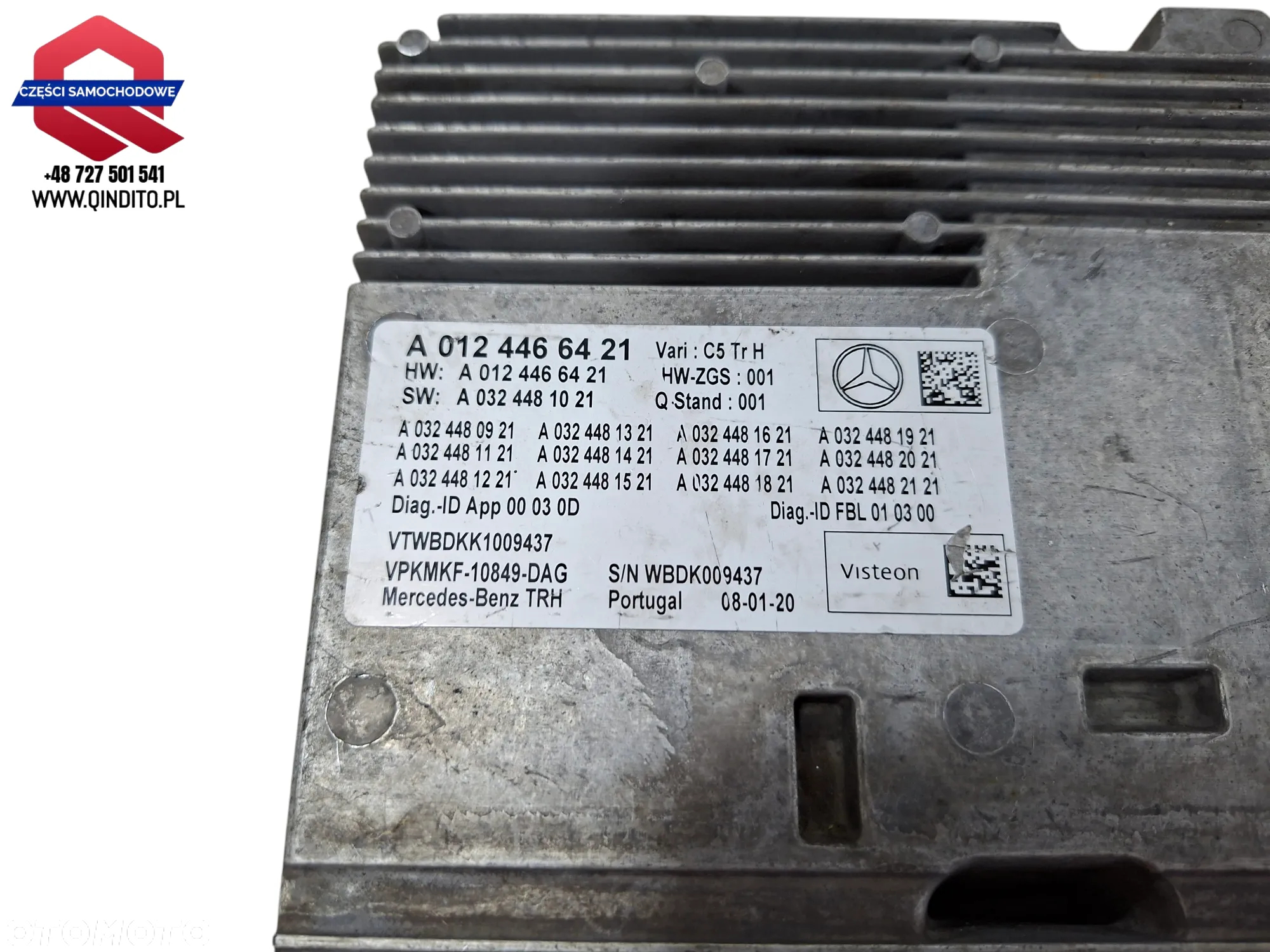 STEROWNIK MODUŁ RADIA GPS MERCEDES ACTROS MP4 MP5 A0124466421 - 3