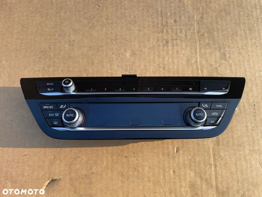 BMW 5 G30 G31 7 G11 G12 X5 G05 X6 G06 PANEL KLIMATYZACJI ORYGINALNY CZARNY EUROPEJSKI 9458829 - 2