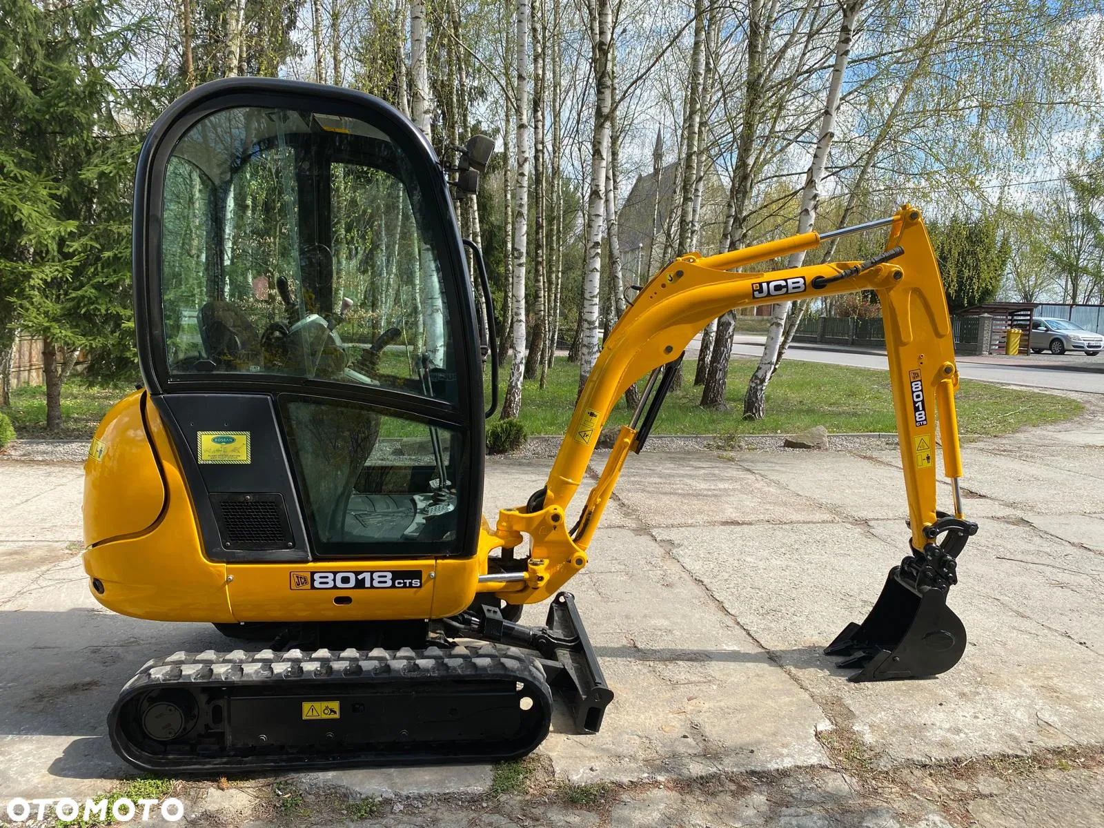 JCB 8018cts | 2008r | tylko 1910mtg | po przeglądzie | FV - 5