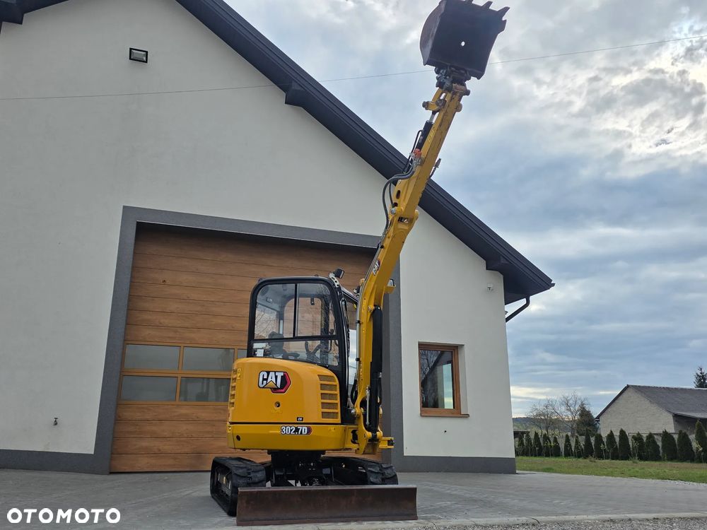 Caterpillar CAT 302.7 D CR mini koparka szybkozłącze 3 łyżki piękna serwisowana 1 wł JCB sprowadzona - 23