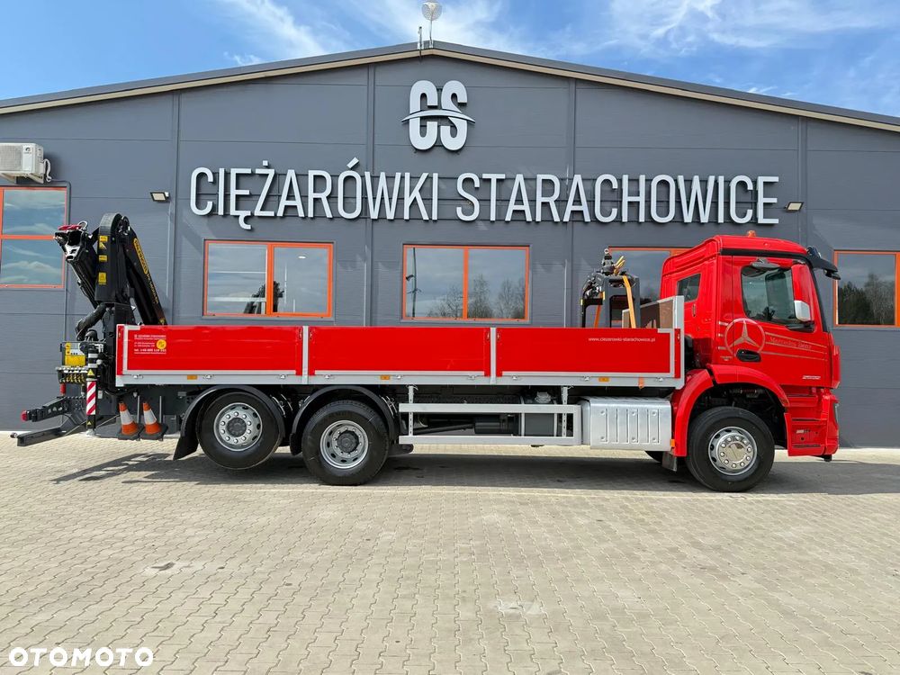 Mercedes-Benz Mercedes Arocs Actros 2532 / E6 / 6x2 / skrzynia + żuraw Palfinger / budowlanka HDS kran crane dzwig - 8