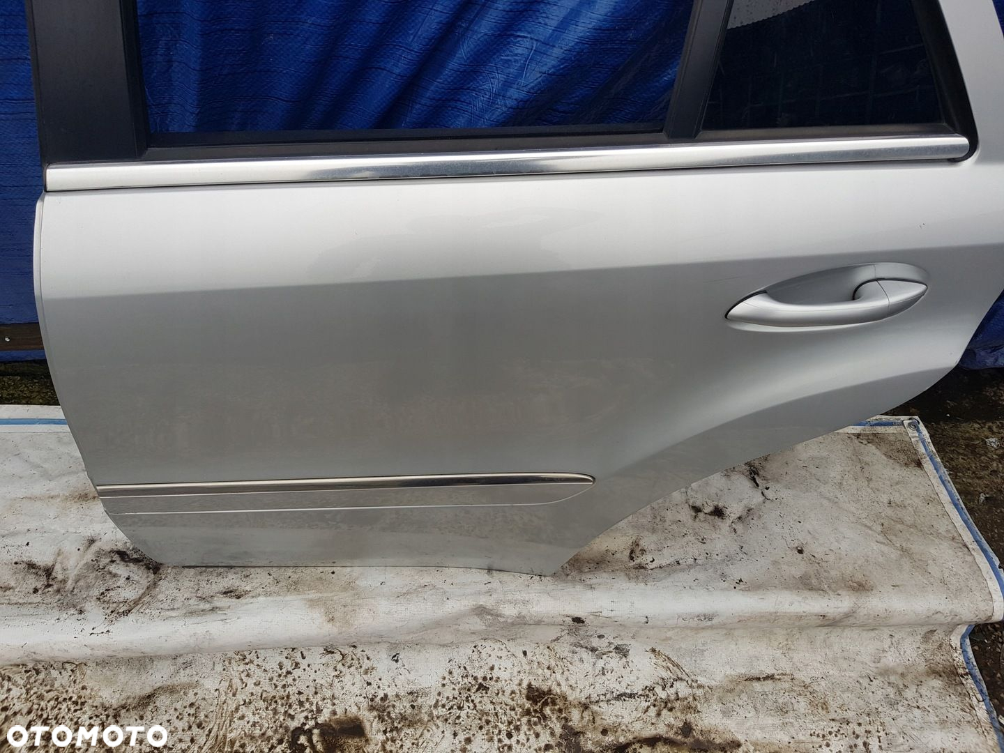 Mercedes ML W163 DRZWI LEWE TYŁ TYLNE KOMPLETNE - 2