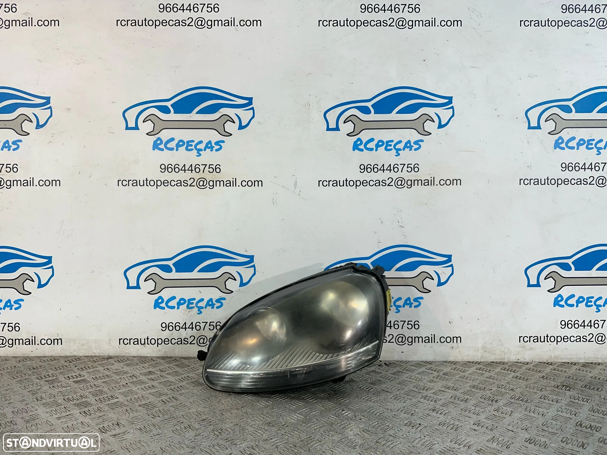 .Otica Farol Esquerda Original Halogénio VW Volkswagen Golf 5 MK5 V Variant Jetta 1K6941005AA 2003 – 2010 - 3