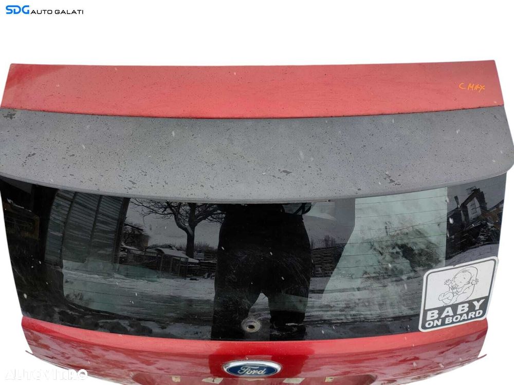 Hayon Haion Portbagaj Dezechipat cu Luneta Geam Sticla Ford C-Max 2004 - 2010 [LC0041] - 2
